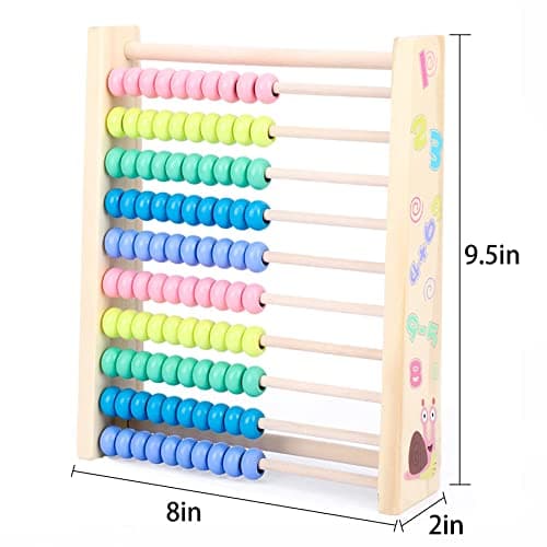 Table de Multiplication en Bois,Numéros Consécutifs en Bois,Bébé Blocs Puzzle Multiplication,Jouet de Table de Multiplication,Table de Multiplication en Bois,Jouets en Bois pour Apprends à Compter