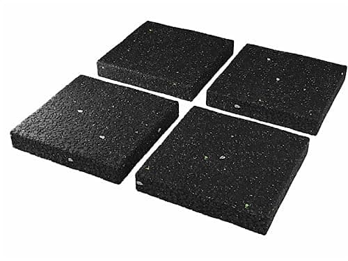 4 PIÈCES de Machines à Laver Coussinets de sous-Couche XXL Coussinets en Caoutchouc Amortisseur Anti-Vibrations Support sécurisé pour Meubles et armoires de sécheuse comme Tapis de laveuse