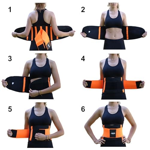 InnoTi Ceinture Lombaire pour Homme et Femme - Ceinture Dorsale de Soutien Lors D'activités Sportives, de Gym et au Travail - Prévient Les Blessures et Le Mal de Dos - Compression à Double Réglage XL