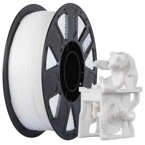 Creality Filament Ender-PLA 1.75mm, 1KG Bobine Résistant pour Imprimante 3D, Neatly Wound Impression Fluide, Non Colmatage et Déformation, Précision dimensionnelle +/- 0.02 mm (Blanc)