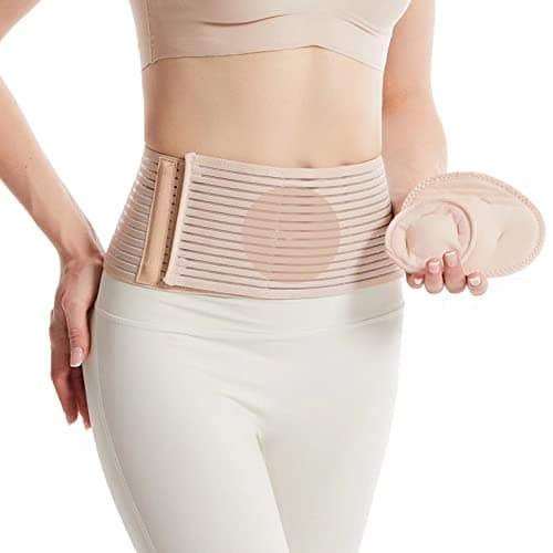Hernie ombilicale | hernie abdominale pour hommes et femmes | attache de hernie ombilicale avec 2 coussins de compression de hernie | sangles de soutien ventrales, suprastriques et postopératoires