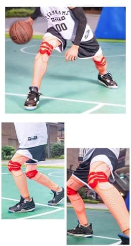 Flytexplus Maintien Compression Genouillère sport,Manchons de genou et jambe V2,Genouillere Arthrose Genou Genouillères pour Femmes/Hommes,Soutenir les douleurs articulaires,les dommages au ligament