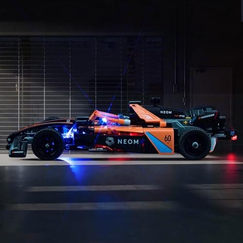Kit d'éclairage à LED pour Lego Technic NEOM McLaren Formula E Race Car (Pas de Lego), kit d'éclairage décoratif pour Lego 42169 NEOM McLaren Formula E Race Car Jouet créatif