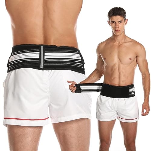 Paskyee Ceinture Sacro-iliaque améliorée pour les hanches et le bas du dos des femmes et des hommes qui soulagent les douleurs sciatiques, pelviennes, dans le bas du dos et des jambes