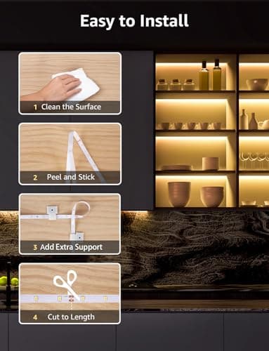 Lepro 10M Ruban LED Blanc Chaud Dimmable 12V 3000k 420LEDs V2835, Bande LED Autocollant Réglable via Variateur pour Miroir Dressing, Meuble, Escalier, Chambre, Cuisine