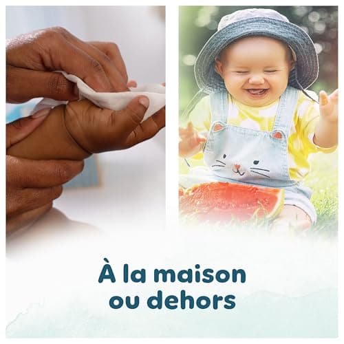 Pampers Harmonie Aqua, 1152 Lingettes pour Bébé (24x48), Sans Plastique, Certifié OEKO-TEX, Protection De La Peau Délicate Avec 99% D’Eau, Aide à restaurer le pH naturel de la peau