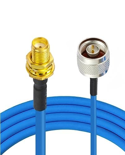 Vecys 2PCS SMA Femelle vers N Type Mâle Câble Coaxial RF N Type RF Coaxial Pigtail Câble 20" /50CM RG402 SMA Mâle 50 Ohm Câble D'extension à Faible Perte