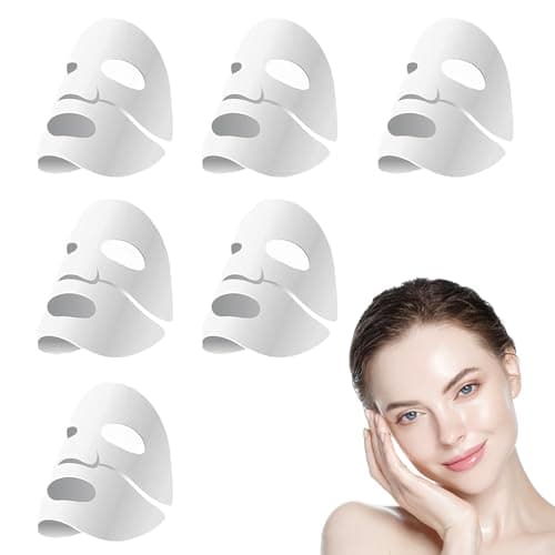 WAWJ Bio-Collagen Real Deep Mask, Bio Collagen Face Mask Overnight, Bio-Collagen Real Deep Mask, Film de collagène Hydratant Masque anti-rides Réduire les ridules(6 pcs)
