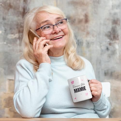 Céramique Mug Personnalisé blanc avec texte personnalisable 'ORIGINAL STAR MUG' Anse et Intérieur noir - Cadeau Original pour Homme Femme Anniversaire Bureau Collègue Noël - 330ML