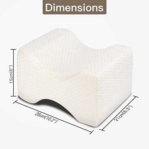 Dioxide Oreiller orthopédique pour Genou, Coussin Jambes Ergonomique pour Les Hanches, Le Dos, Les Jambes, Les Genoux, Choix idéal pour Dormir sur Le côté