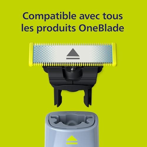 Philips Genuine OneBlade - lame de rechange anti-frottement, pour rasoir/tondeuse électrique OneBlade, 1 unité, modèle QP215/50