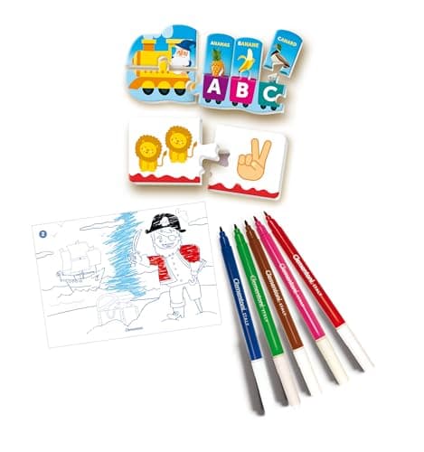 Clementoni - La Maternelle dès 3 Ans - Coffret de Jeux éducatifs Qui réunit de Nombreuses activités de l’école Maternelle. pour Enfant - Apprendre en s'amusant - Fabriqué en Italie