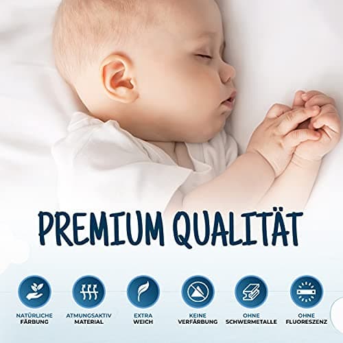 Omilion Lot de Serviettes pour Enfants en Mousseline (18 Pcs.) | Serviettes de Bain pour Bebe en Coton Naturel | Serviette de Visage Bebe | Mousseline pour Bebe Idée 22x22cm