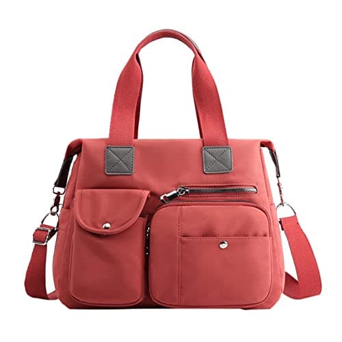 Sac Ordinateur Sac AsacocheOrdinateur Femme Sac à main pour femme sac à bandoulière Poignée supérieure Sac à main Grande capacité avec bretelles Convient Sac àsacocheDe Petit Sac (Orange, One Size)