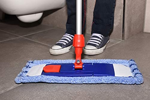 Lot de 2 serpillères Bellanet Allrounder - 50 cm - Housse de rechange pour tous les supports pliants courants - Avec fibres à poils