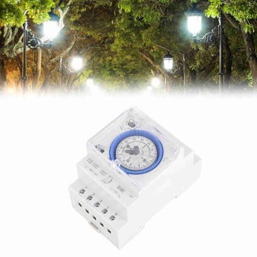 Minuterie Mécanique, Intervalles de 15 Minutes, Interrupteur de Temps électrique à Usage Intensif SUL181d pour Chauffe-eau, Lampadaires, Irrigation, Bureau, Contrôle de
