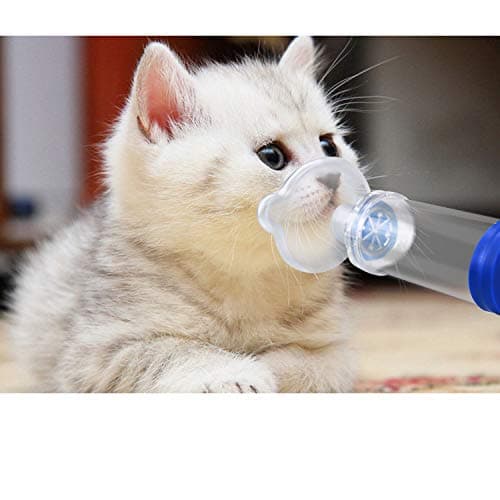 uwows Entretoise d'inhalateur pour Chats ou Chiens, Chambre d'aérosol pour Animaux de Compagnie, livrée avec Masque, Aide Les Animaux à Respirer et à administrer des médicaments