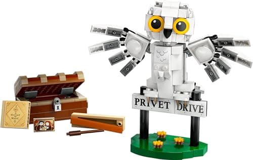 LEGO Harry Potter Hedwige au 4 Privet Drive, Jouet de Construction Fantastique pour Enfants, Figurine de Chouette, Jeu en autonomie, Cadeau Surprise Idéal pour Filles, Garçons et Fans dès 7 Ans 76425