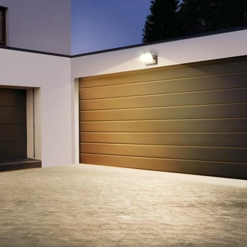 Kingwen 40W Applique Murale Exterieur Rotatif 3000K, Applique Led Extérieur Noir Angle Réglable 360°, Lumiere Extérieur Imperméable IP65 pour Jardin Entrée Terrasse