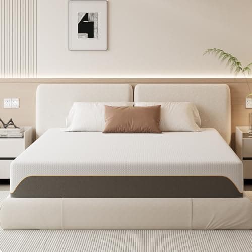 wowttrelax Matelas 140x190, Épaisseur 20 cm, Mousse à Mémoire de Forme Haute Densité, Dureté Moyenne et Rebond Élevé, Tissu Confortable et Respirant, Antibactérien et Anti-poussière, Durable