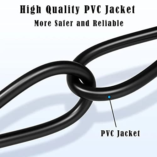 GINTOOYUN Lot de 2 cordons d'alimentation DC7909 14 AWG CC 7,9 mm x 0,9 mm à angle droit mâle à 90 degrés mâle vers CC 7,9 mm x 0,9 mm femelle pour panneau solaire, station de charge portable, etc