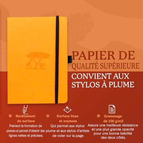 Dingbats* - Earth Carnet de Notes A5 Pointillé - Moyen, Couverture Rigide, Journal en Cuir PU - Fermeture élastique, Porte-stylo, Marque-page