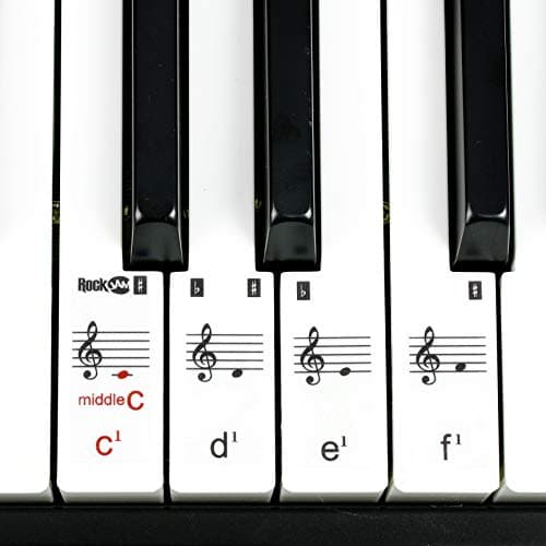 Rockjam 61 Kit Clavier Piano 61 Écouteurs Clés Stand Clavier Banc de Piano Numérique Pédale de Sustain et Simplement L'Application de Piano