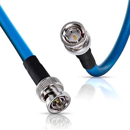 Bingfu Câble Vidéo SDI Numérique 6G 3G HD BNC Mâle vers Mâle 75 Ohm Cordon Câble Coaxial Belden 1694A 30cm / 11.81inch pour Caméras et équipements Vidéo, Prend en Charge HD-SDI 3G-SDI 1080P 4K-UHD