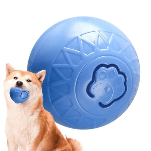 Balle pour chien – Jouet interactif coloré pour chien, jouet interactif pour chien, balle pour chien, balles de tennis pour chiens, extérieur, maison, grand chien