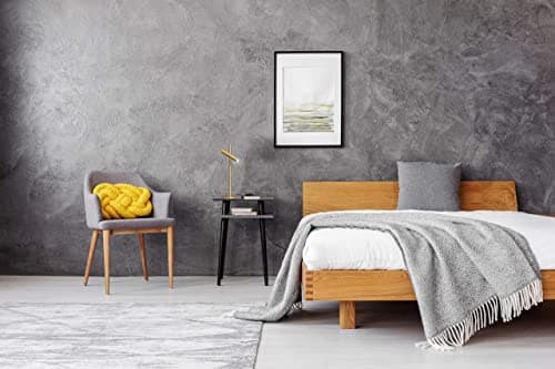 LUUK LIFESTYLE Lampe de lecture LED, lampe de chevet, lampe de bureau, lampe de bureau, contrôle tactile, design nordique scandinave, style épuré, aspect esthétique, fonctionnement intuitif, or mat