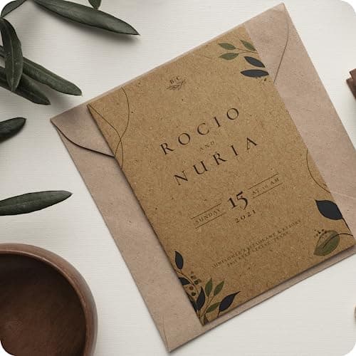 Netuno 50x papier kraft 225g A4 210 x 297 mm Aster Kraft carton kraft carton brun papier recyclé carton de bricolage papier vintage pour brochures billets d'entrée passe-partout cartes postales