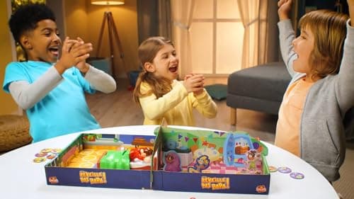 REVEILLE PAS PAPA - Jeu de Société Drôle pour Enfants - A partir de 4 Ans - Développant Concentration, Réflexion et Motricité - A Jouer en Famille ou entre Amis - 2 à 6 joueurs - 20 Min