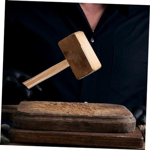 KONTONTY 2 Pièces Marteau Octogonal Manche En Bois Manche En Bois Pour Marteau Manche De Marteau En Bois Manche De Marteau Pour Remplacement Manche En Bois Accessoire De Marteau En Bois De