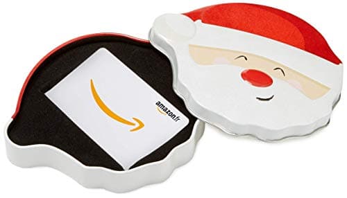 Carte Cadeau Amazon.fr - Dans un coffret Père Noël Tout Sourire