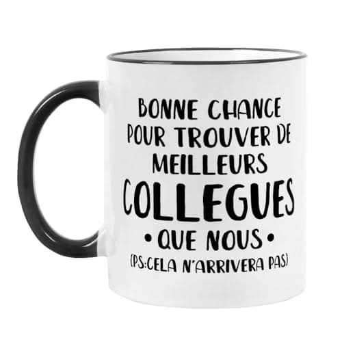Fatbaby Mug Idée Cadeau Départ Original Collègue De Travail - Tasse Homme, retraite Collègue Femme, Chef, Stagiaire, Départ Retraite, Merci, Remerciement - Humour, Drôle, Rigolo