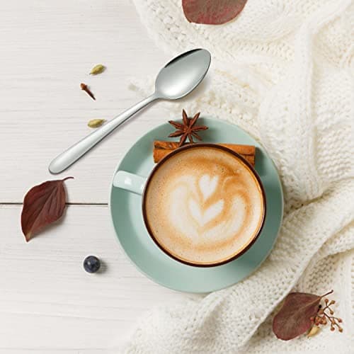 Cuillere a Cafe, Petite Cuillère en Acier Inoxydable Funnydin 36 pièces, 5,9", va au Lave-vaisselle, Cuillere,Cuillère à café, Cuillère à thé pour la cuisine.