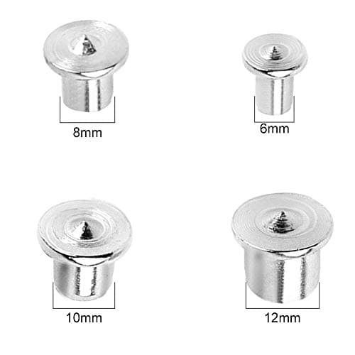 ASFINS Pointe de Centrage Bois, 36 Pièces Pointe de Centrage Cheville Marqueurs à Cheville, pour Chevillage Goujon de Guidage Charpenterie Menuiserie (6mm, 8mm, 10mm, 12mm)