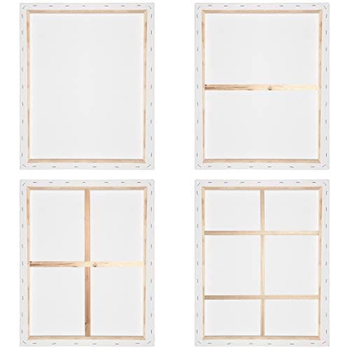 Artina Set de 2 Canvas Toile Peinture Grand Format 80x80 cm – Tableau Peinture Châssis Entoilés en Bois FSC© – Tableau Toile a Peindre Blanche 100% Coton 280g/m2 – Toiles à Peindre Stable Akademie