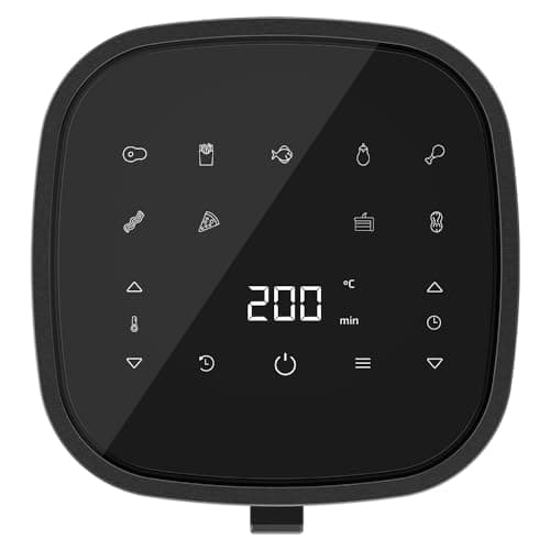 Cecotec Friteuse à Air sans Huile de 4 L avec Fenêtre Cecofry Fantastik Window 4000. Air Fryer. 1400 W, 9 Menus, Contrôle Tactile, Technologie PerfectCoo, 80-200oC, Temps Ajustable