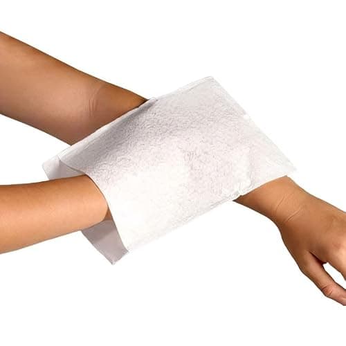 300 Gants de Toilette Jetables Ultra Doux - Non Tissés Molletonnés - Soins Médicaux et Hygiène - Blanc - Le Pro du Médical