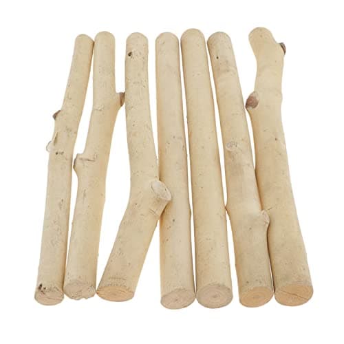 oshhni 7X Bois Flotté Bâtons Journal Rustique Artisanat Brindille Remplisseur de