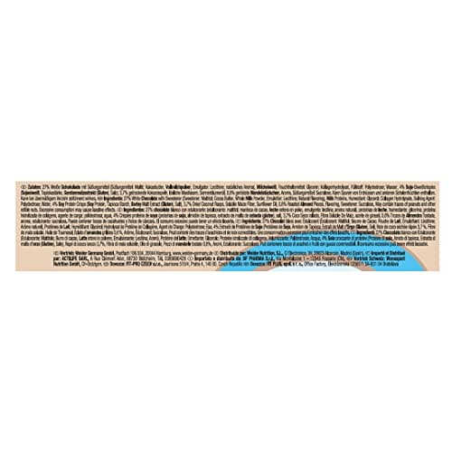 WEIDER Joe's Core Bar, délicieuse barre protéinée au cœur moelleux enrobé de chocolat blanc, barre protéinée avec plus de 31% de protéines, faible teneur en sucre, Goût Chocolat Blanc-Coco, 12 x 45 g