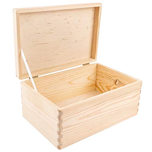 Creative Deco Personnalisé Première Communion Confirmation Cadeau Boite | Boîte à Souvenirs en Bois Garçon et Fille | Personnalisés - Calice et Prière du Chapelet | Personnalisable Idée Coffret