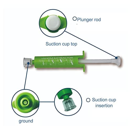 Kit de Bite Sucker,Bug Bite Healer Extracteur de Venin Sous Vide,Soulagement des Démangeaisons pour les Piqûres D'abeilles,Outil Outil de sécurité de Premier Secours de Morsure Sous Vide à Pression