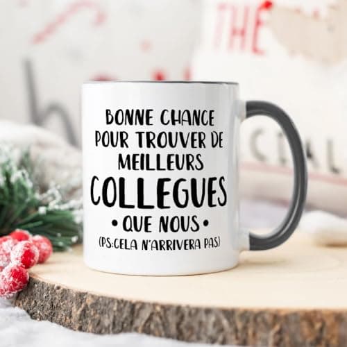 Fatbaby Mug Idée Cadeau Départ Original Collègue De Travail - Tasse Homme, retraite Collègue Femme, Chef, Stagiaire, Départ Retraite, Merci, Remerciement - Humour, Drôle, Rigolo