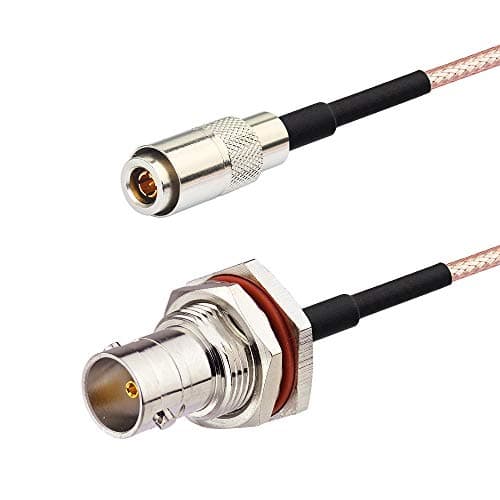 Bingfu Câble Rallonge SDI DIN 1.0/2.3 Mâle à BNC Femelle 75 Ohm Vidéo 30cm pour HD SDI 3G SDI Enregistreur Vidéo Caméra Assist Moniteur Audio Passerelle Hub Diffuseur Cadre Synchroniseur Convertisseur