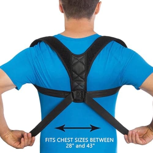 AEIOPRS 1 pcs Correcteur de Posture Respirant Réglable et Efficace Pour une Vie Sans Douleurs Dorsales Idéal pour Hommes et Femmes Redresseur de Dos pour un Maintien Optimal