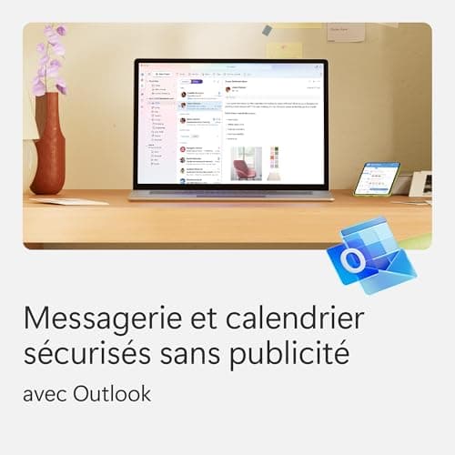 Microsoft 365 Famille - Office 365 apps - jusqu’à 6 utilisateurs - 15 Mois + McAfee Total Protection - PC/MAC, tablette et smartphone - Code d'activation - envoi par email