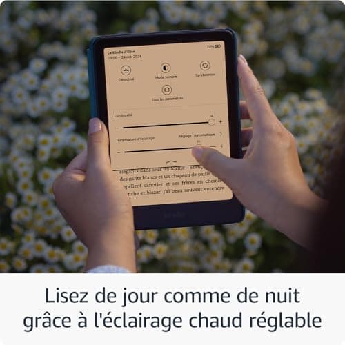 Nouvel Amazon Kindle Paperwhite (16 Go) | Notre modèle le plus rapide avec un nouvel écran antireflets de 7" et une autonomie de plusieurs semaines | Sans publicités | Noir