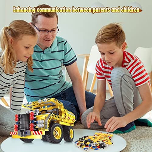 Jeu de Construction STEM pour Garçons et filles de 6 7 8 9 10 ans, 2 en 1, Technic Truck Airplane, 361 PCS Kit de Blocs Créatifs Jouets éducatifs Cadeau pour Enfants